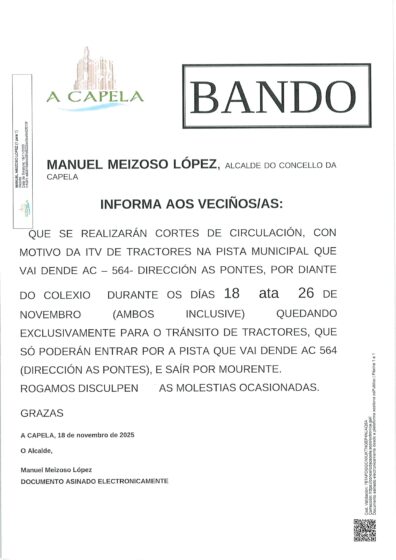 CORTE PISTA MUNICIPAL