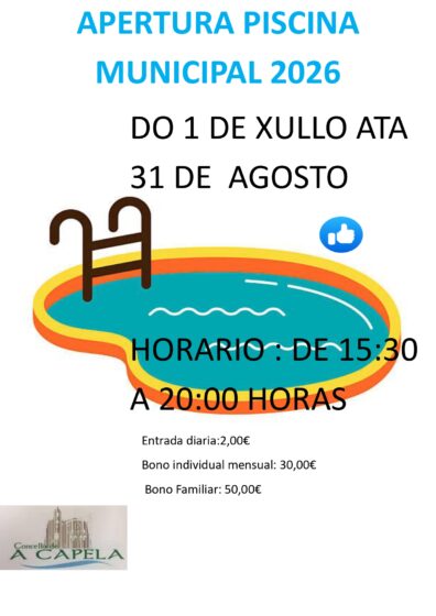 APERTURA PISCINA MUNICIPAL