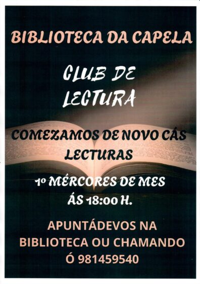CLUB DE LECTURA NA BIBLIOTECA DA CAPELA